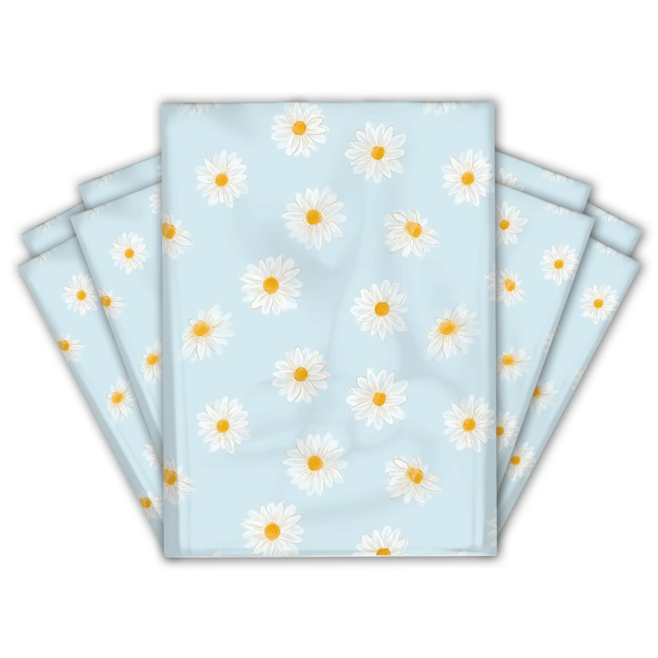 10x13 Daisies Designer Poly Mailers Shipping Envelopes Premium Printed Bags