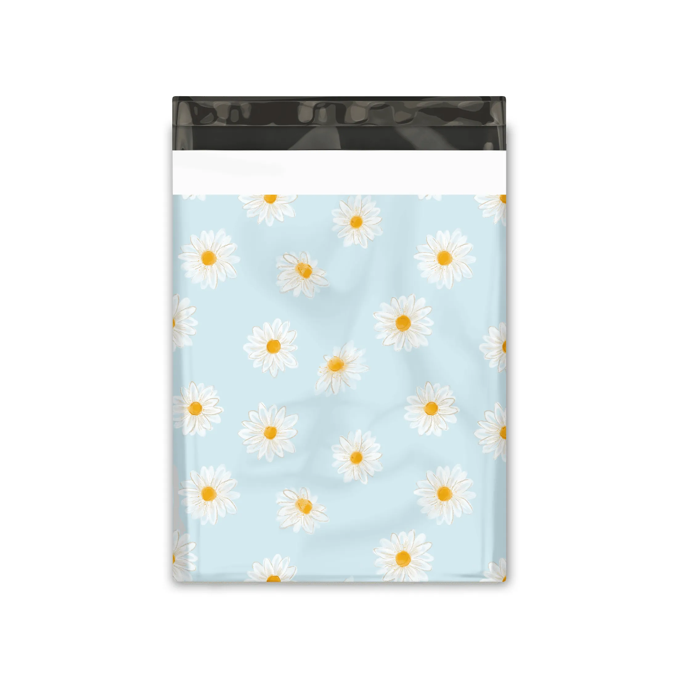 10x13 Daisies Designer Poly Mailers Shipping Envelopes Premium Printed Bags