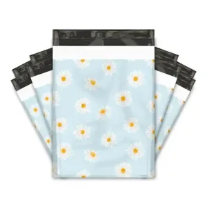 10x13 Daisies Designer Poly Mailers Shipping Envelopes Premium Printed Bags