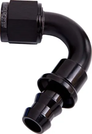 400 Series Push Lock 120° Hose End -8AN AF404-08BLK