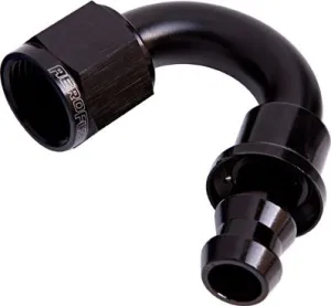 400 Series Push Lock 150° Hose End -10AN AF405-10BLK