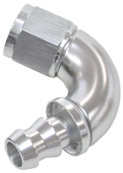 510 Series Full Flow Tight Radius Push Lock 120° Hose End -4AN AF514-04S