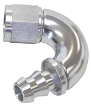 510 Series Full Flow Tight Radius Push Lock 150° Hose End -12AN AF515-12S