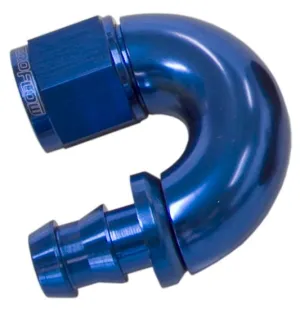 510 Series Full Flow Tight Radius Push Lock 180° Hose End -8AN AF516-08