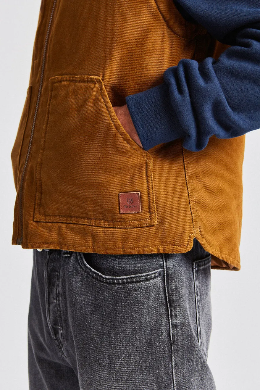 Abraham Convertible Jacket - Copper/Navy