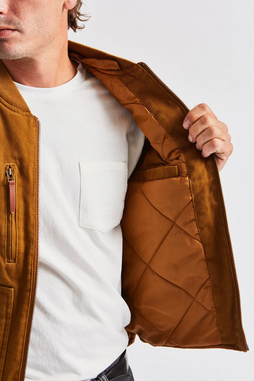 Abraham Convertible Jacket - Copper/Navy