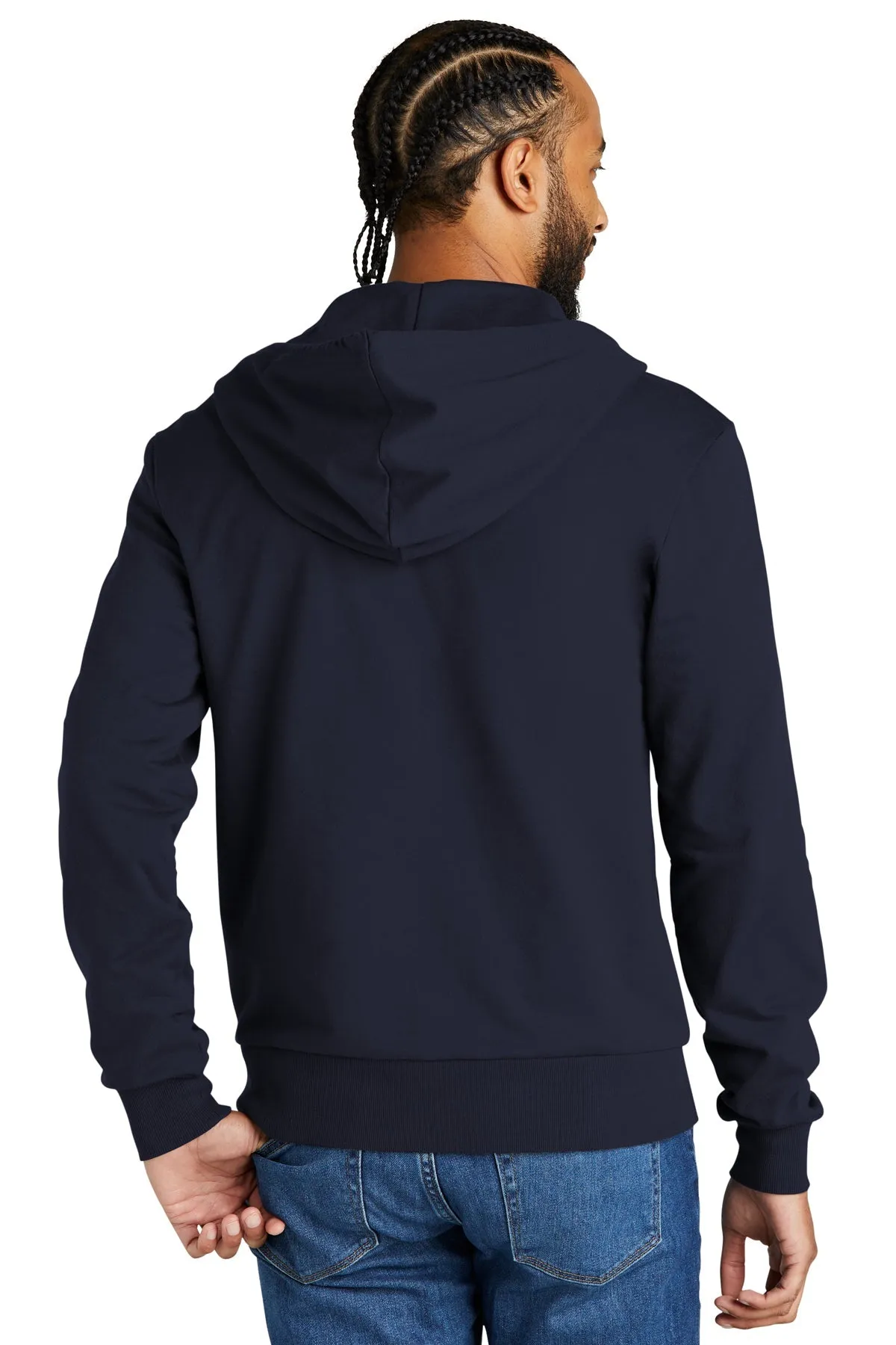 Allmade Unisex Organic French Terry Full-Zip Hoodie, Night Sky Navy