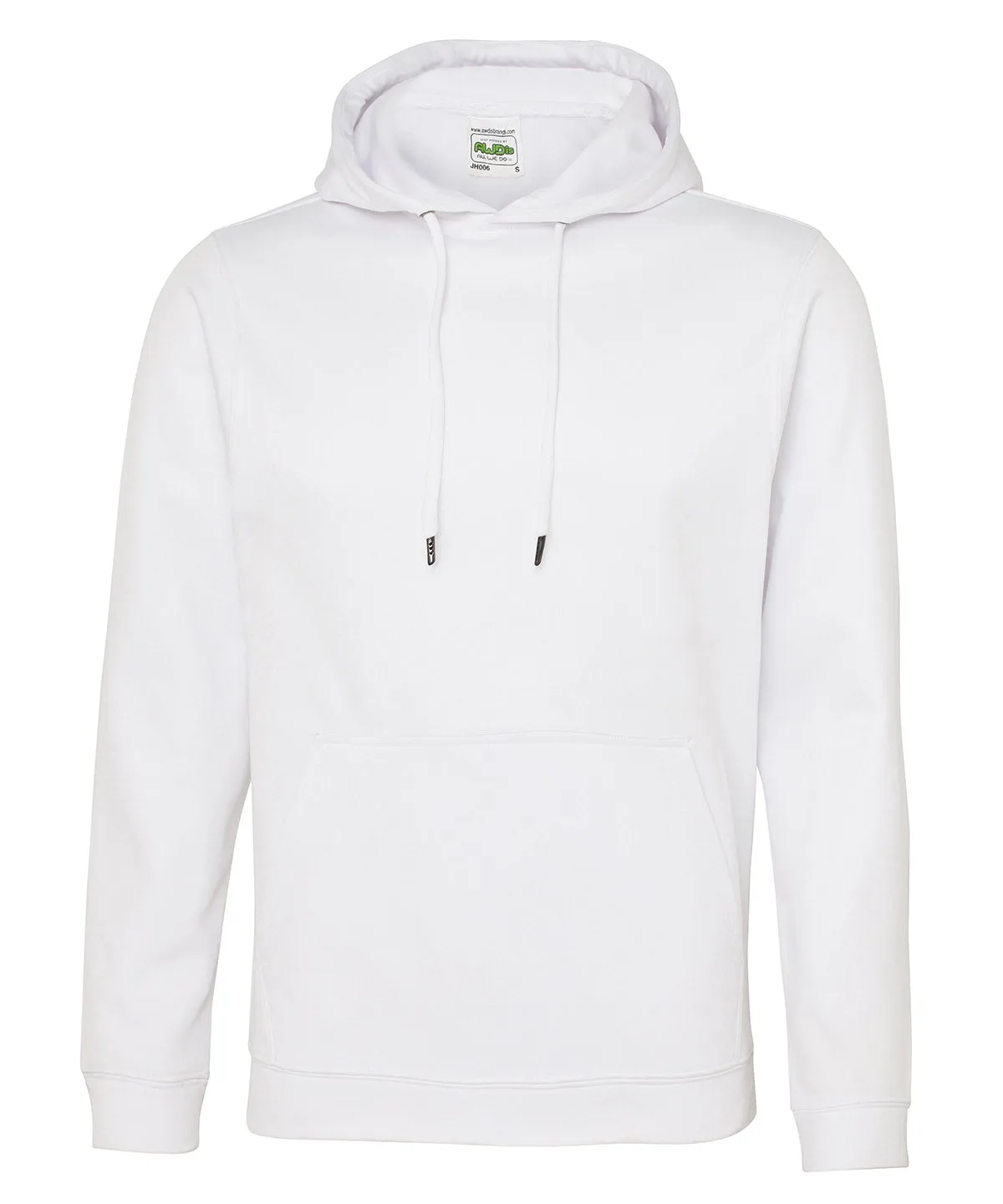 Arctic White - Sports polyester hoodie