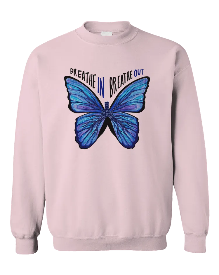 Breathe In, Breathe Out (Butterfly) - Sweatshirt