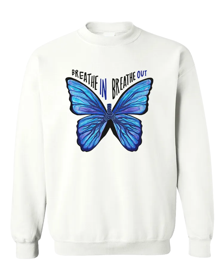 Breathe In, Breathe Out (Butterfly) - Sweatshirt