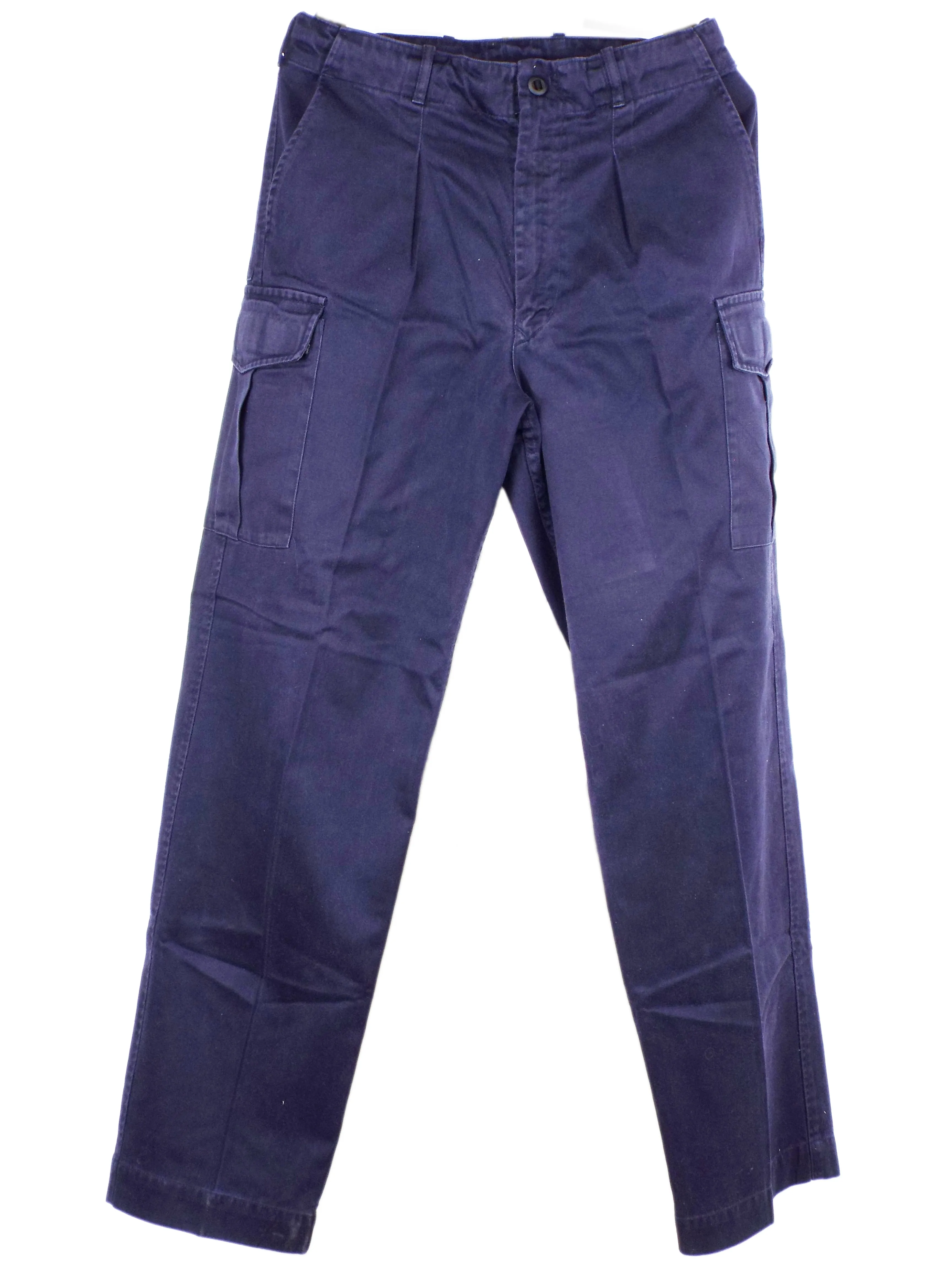 British Royal Navy Dark Blue Combat Trousers - AWD / Fire Retardant - Grade 1