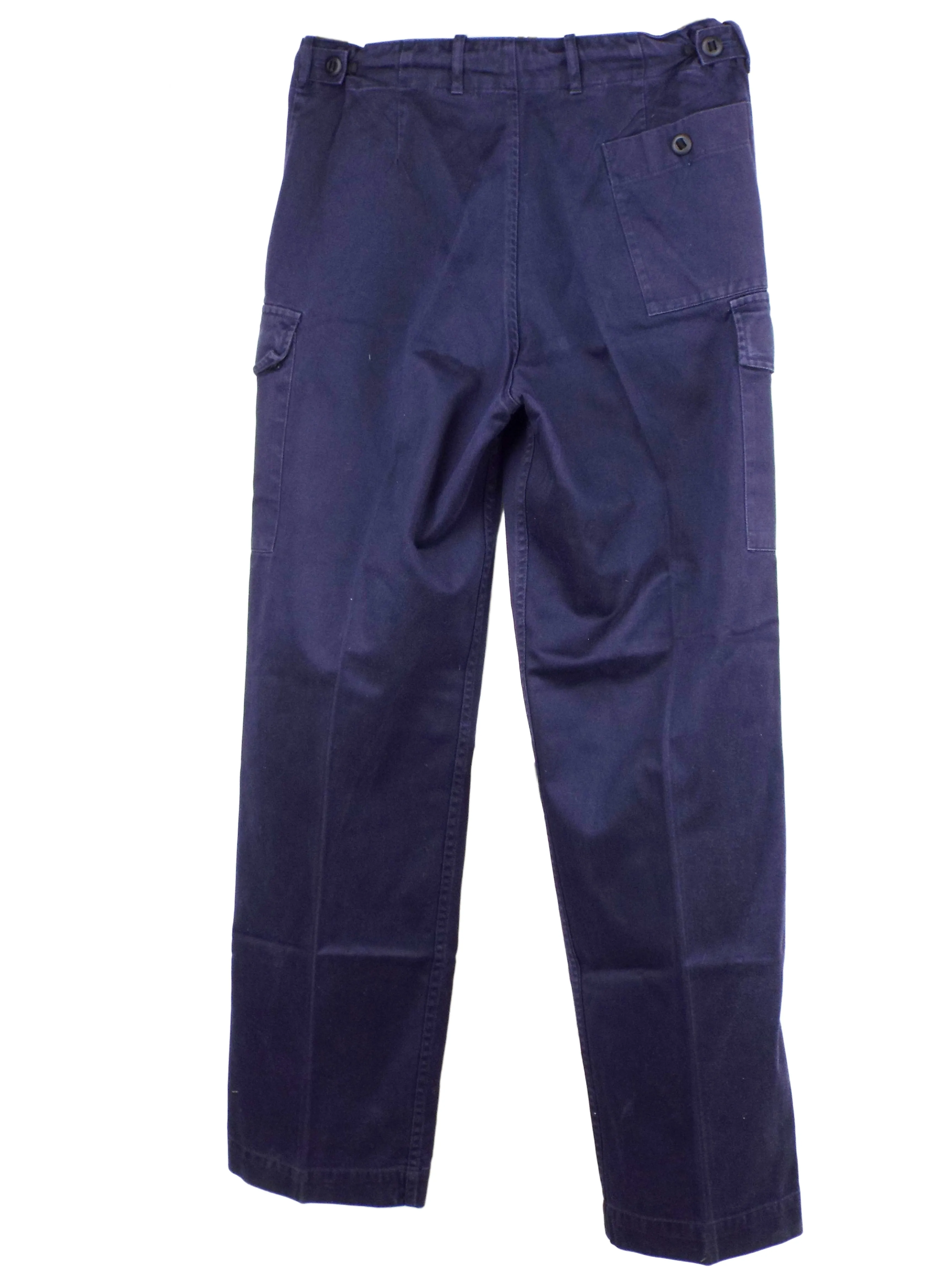 British Royal Navy Dark Blue Combat Trousers - AWD / Fire Retardant - Grade 1