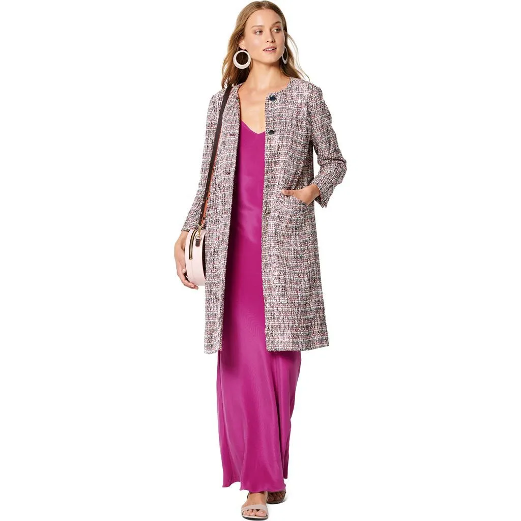 Burda Style Pattern 6248 Misses' Coat - Jacket - Collarless