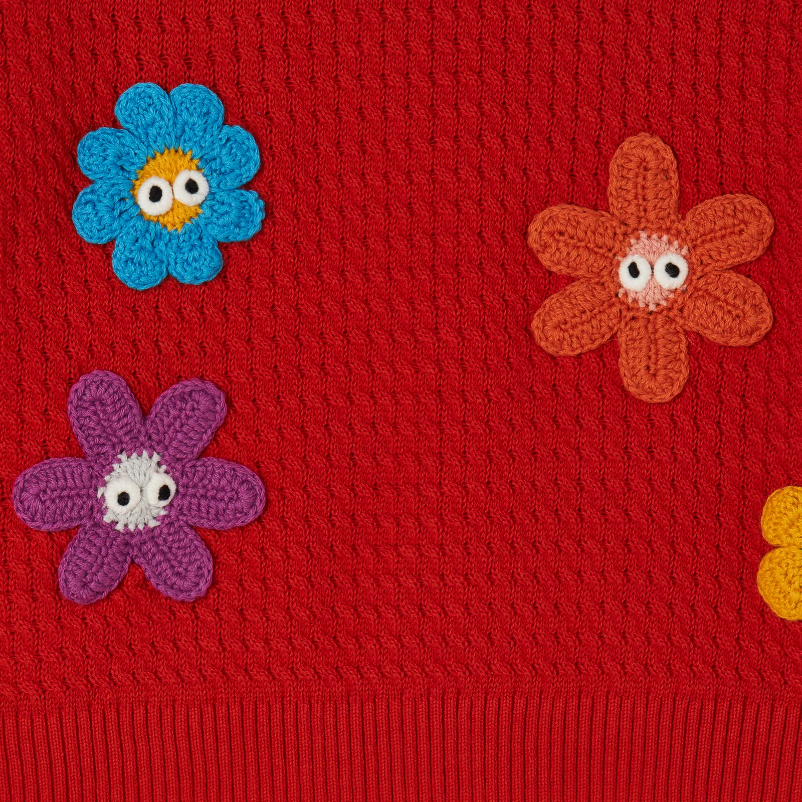 Cardigan with 3D Flowers