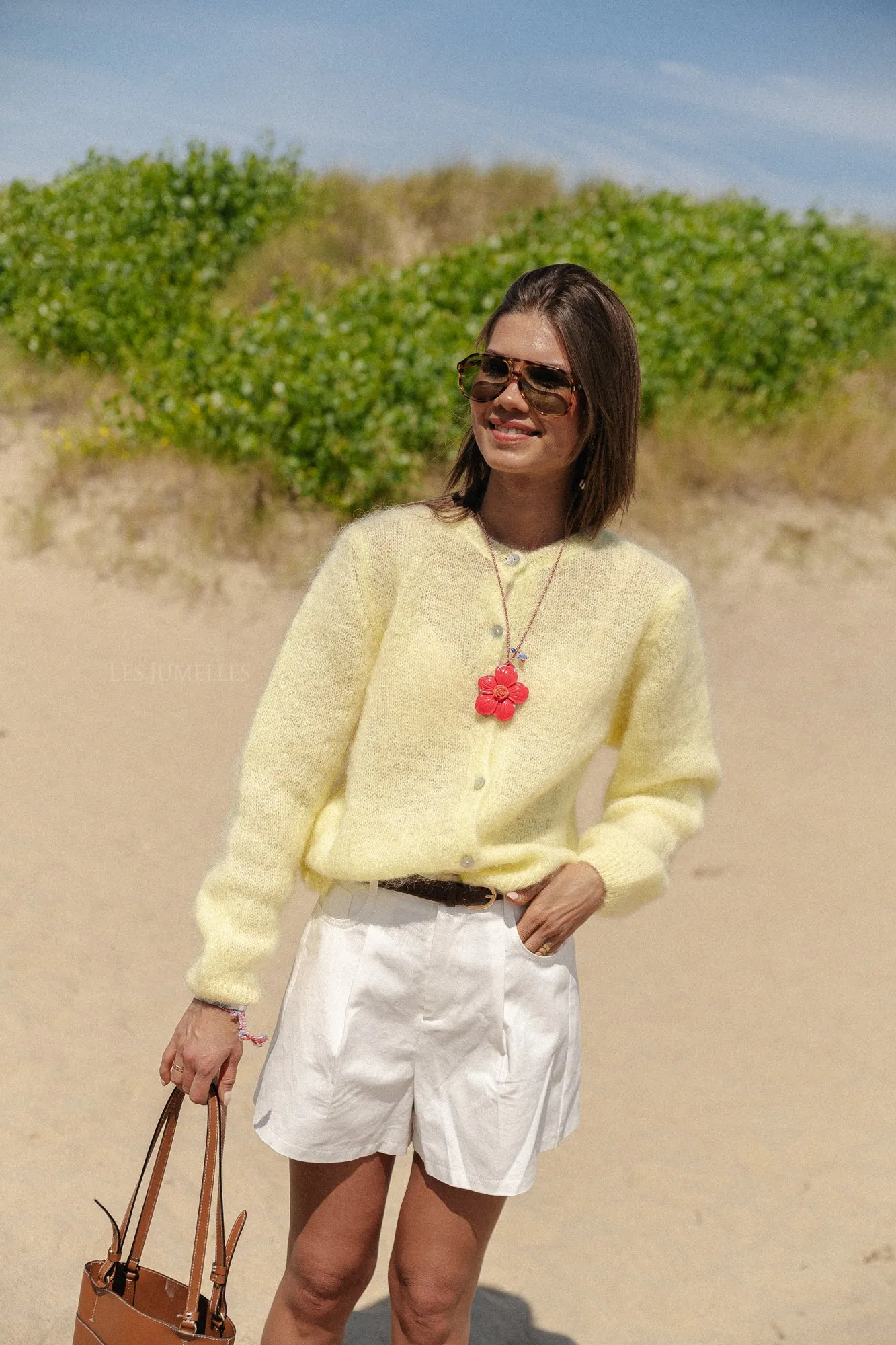 Charlie cardigan light yellow