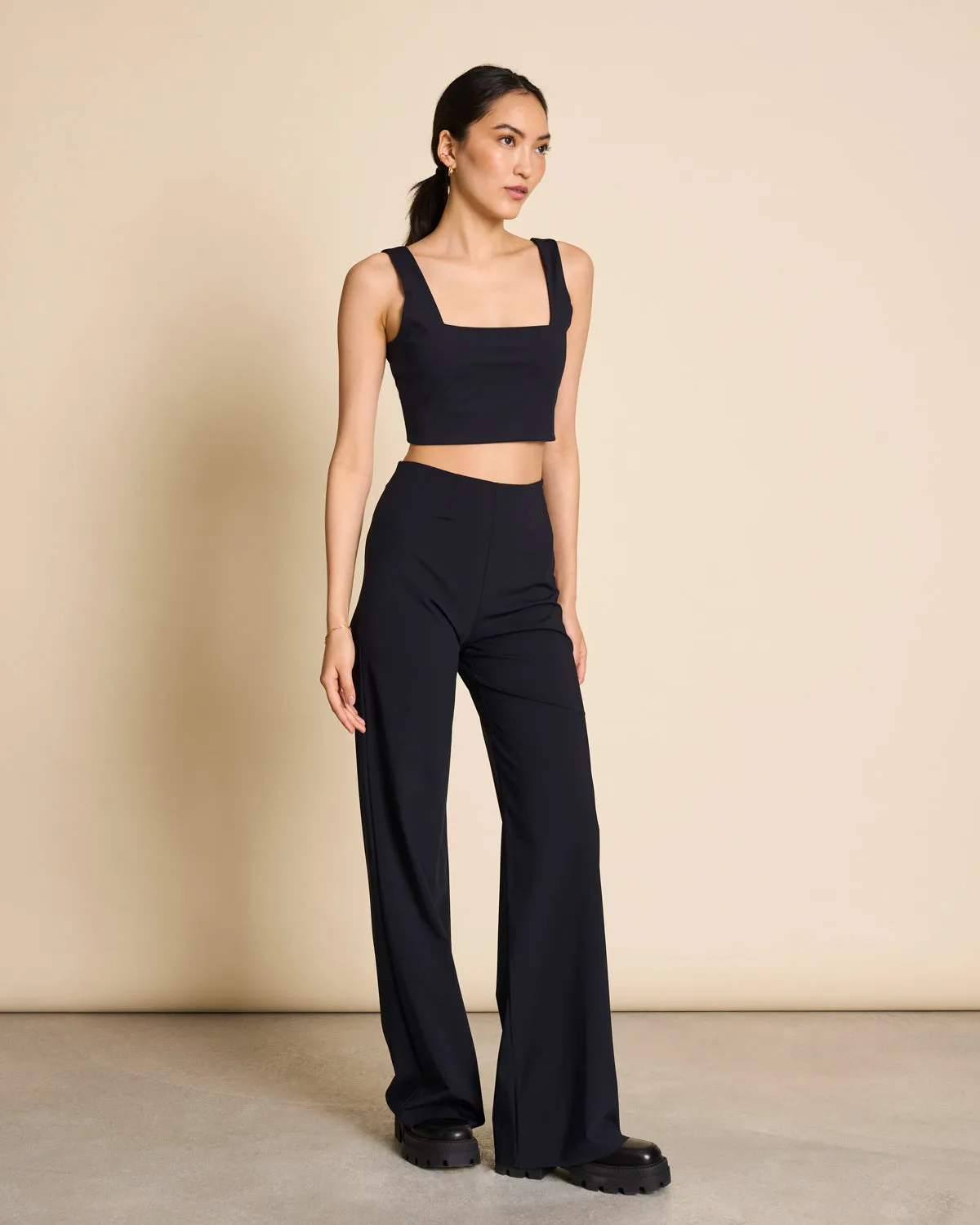 CROP TOP CANCUN BLACK