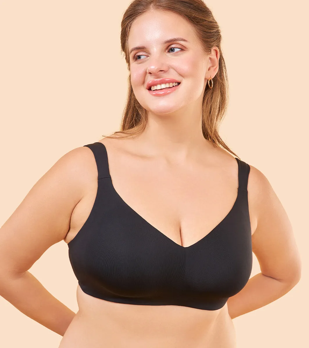 Enamor Pure Ease F121 Ultimate Smoothening Full Support Bra for Women- Full Coverage, Non Padded and Wirefree