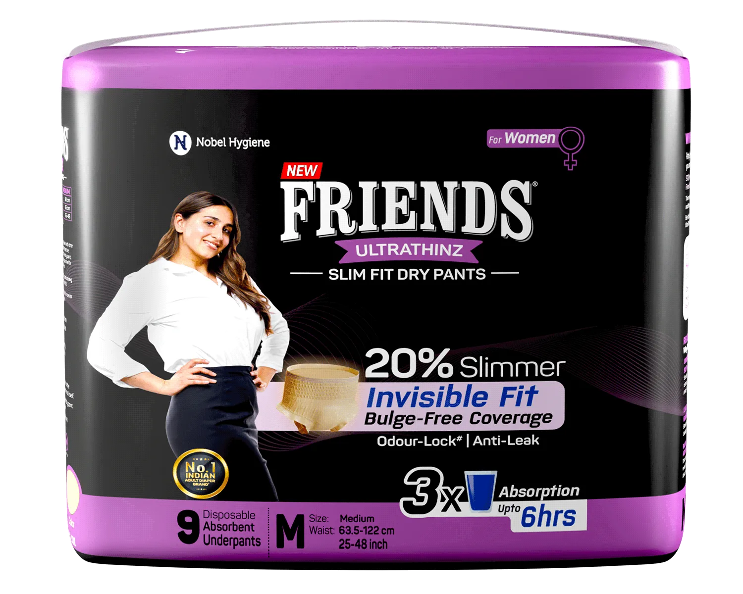 Friends UltraThinz Slim Fit Dry Pants for Women