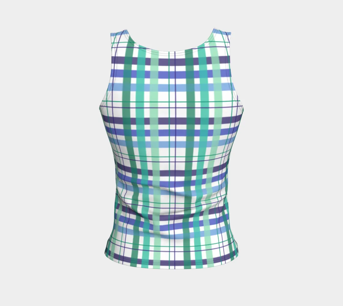 Gay Man (formerly Vincian - V2) Plaid Fitted Tank