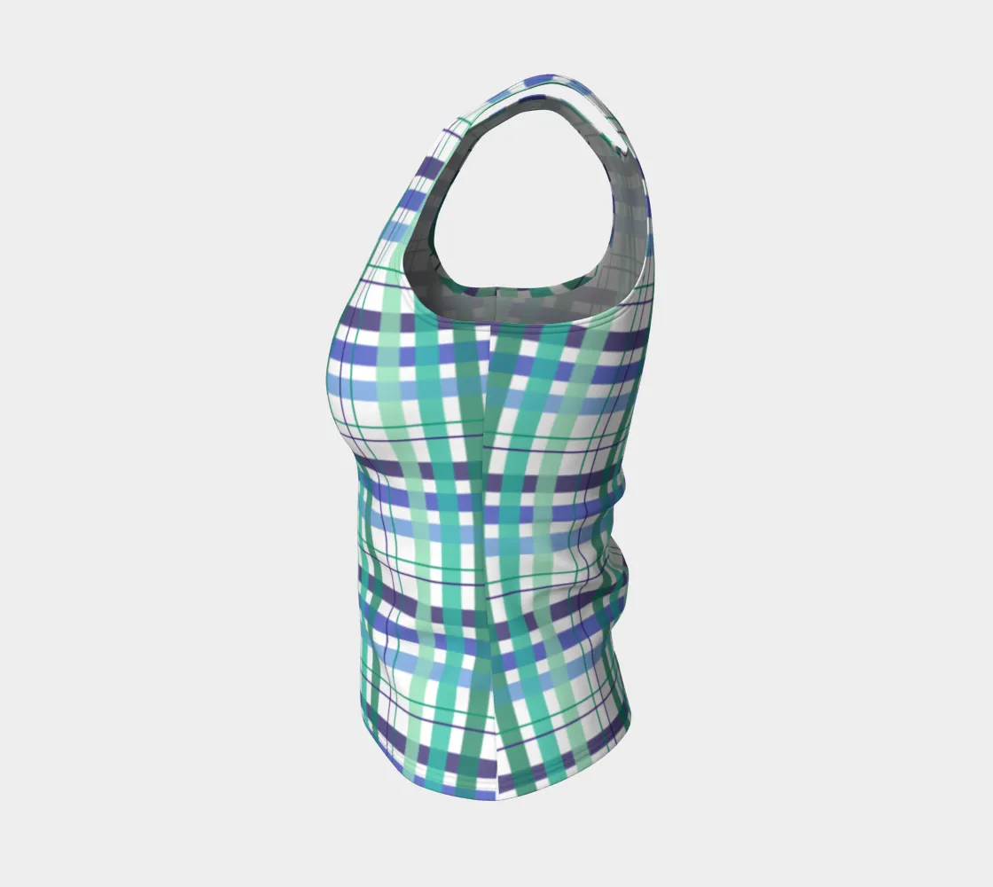 Gay Man (formerly Vincian - V2) Plaid Fitted Tank