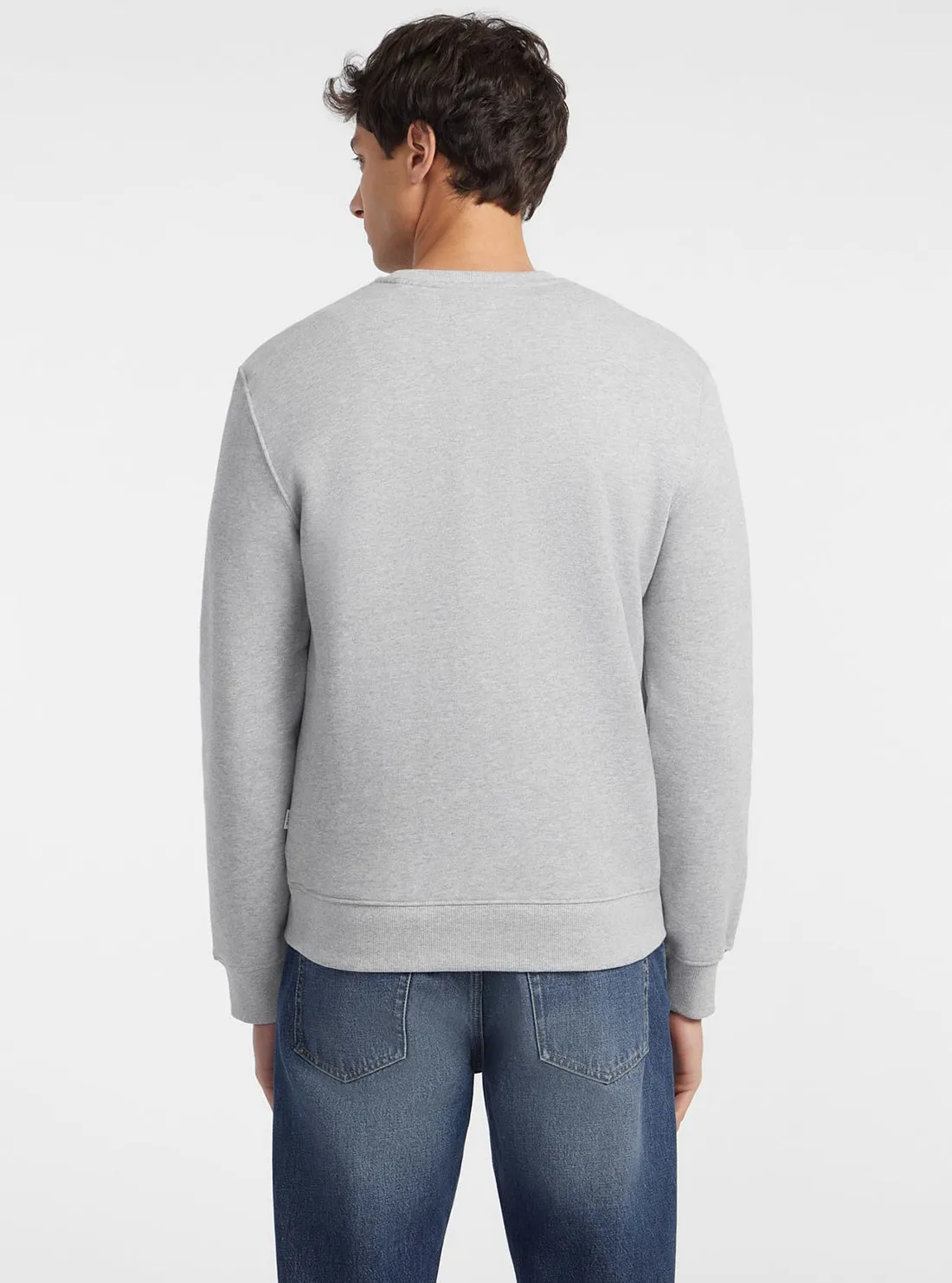 Guess Jeans Grey Logo Jumper