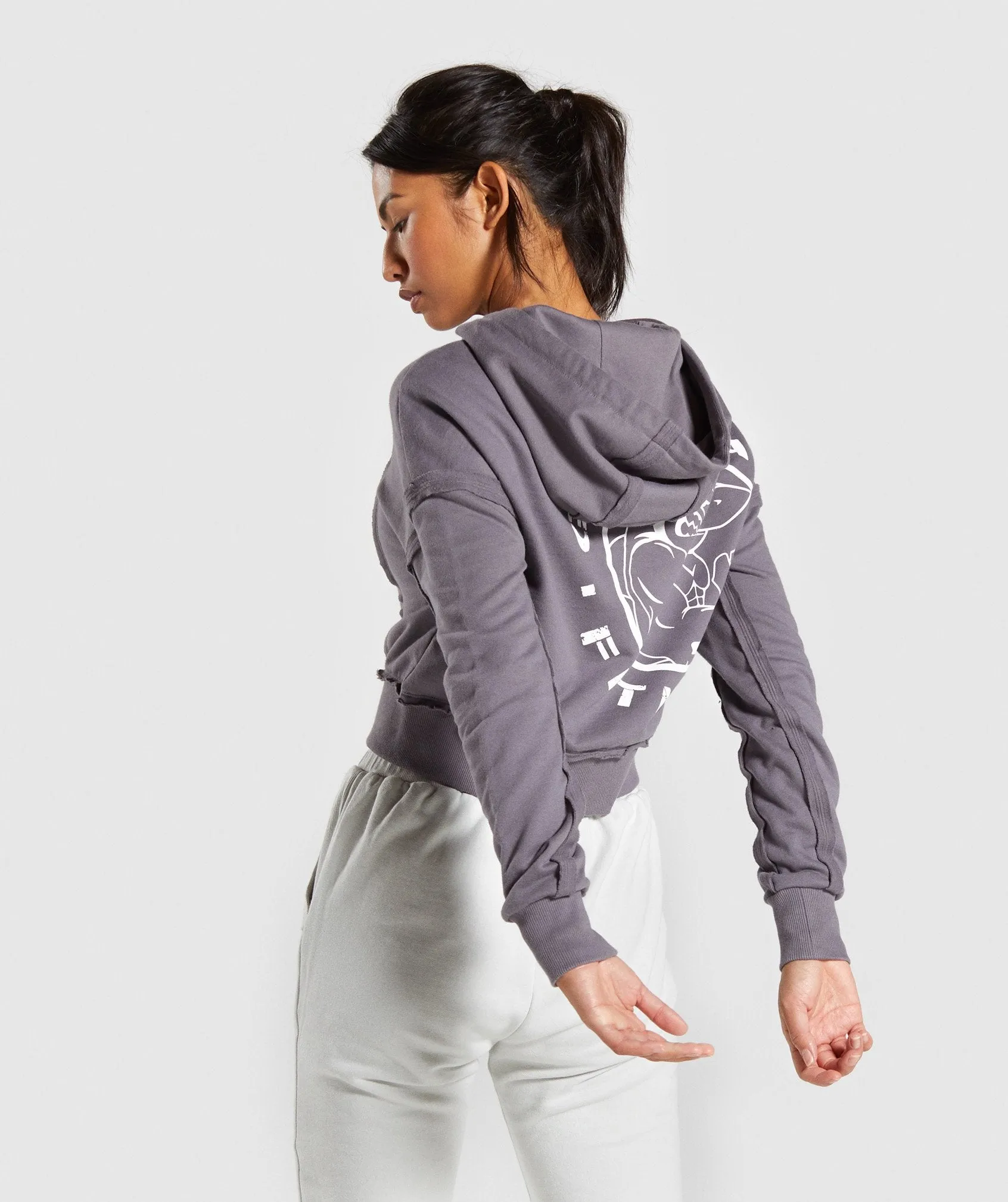 Gymshark Legacy Fitness Track Top - Slate Lavender