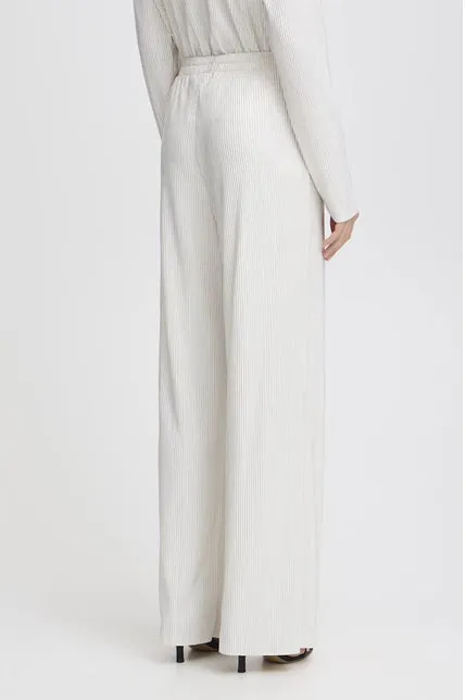 ICHI Mathilde Champagne Silver Trousers