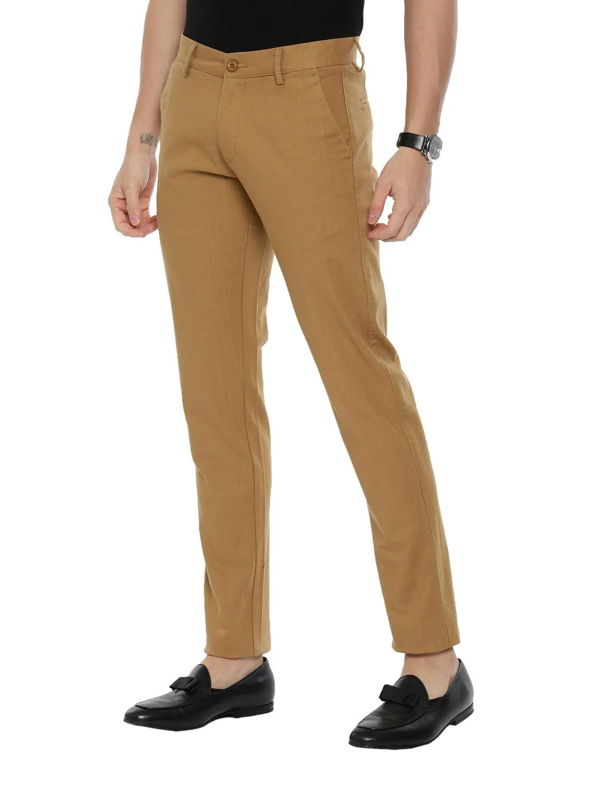 Kansas - Brown Trouser For Men | Ariser