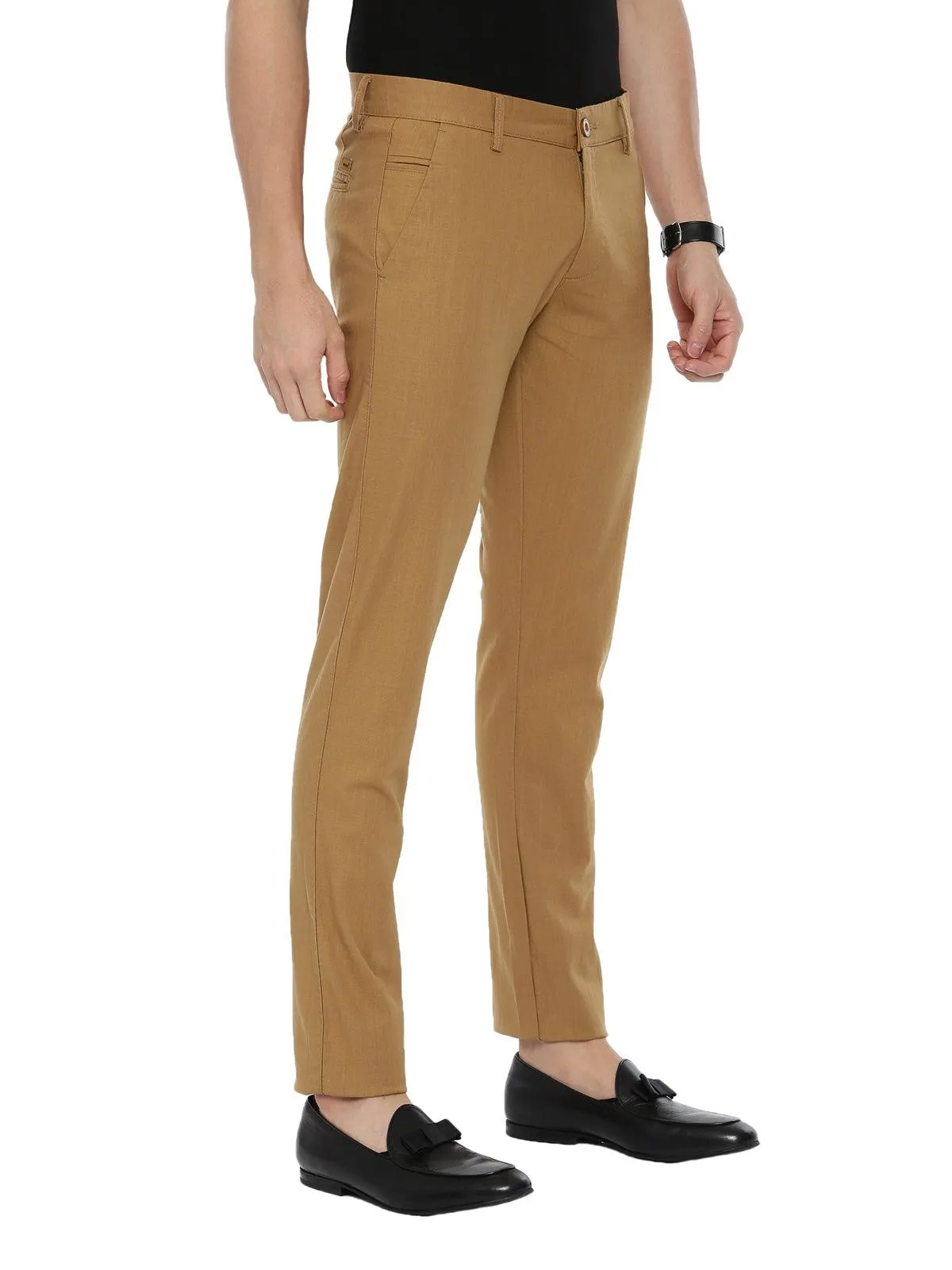 Kansas - Brown Trouser For Men | Ariser