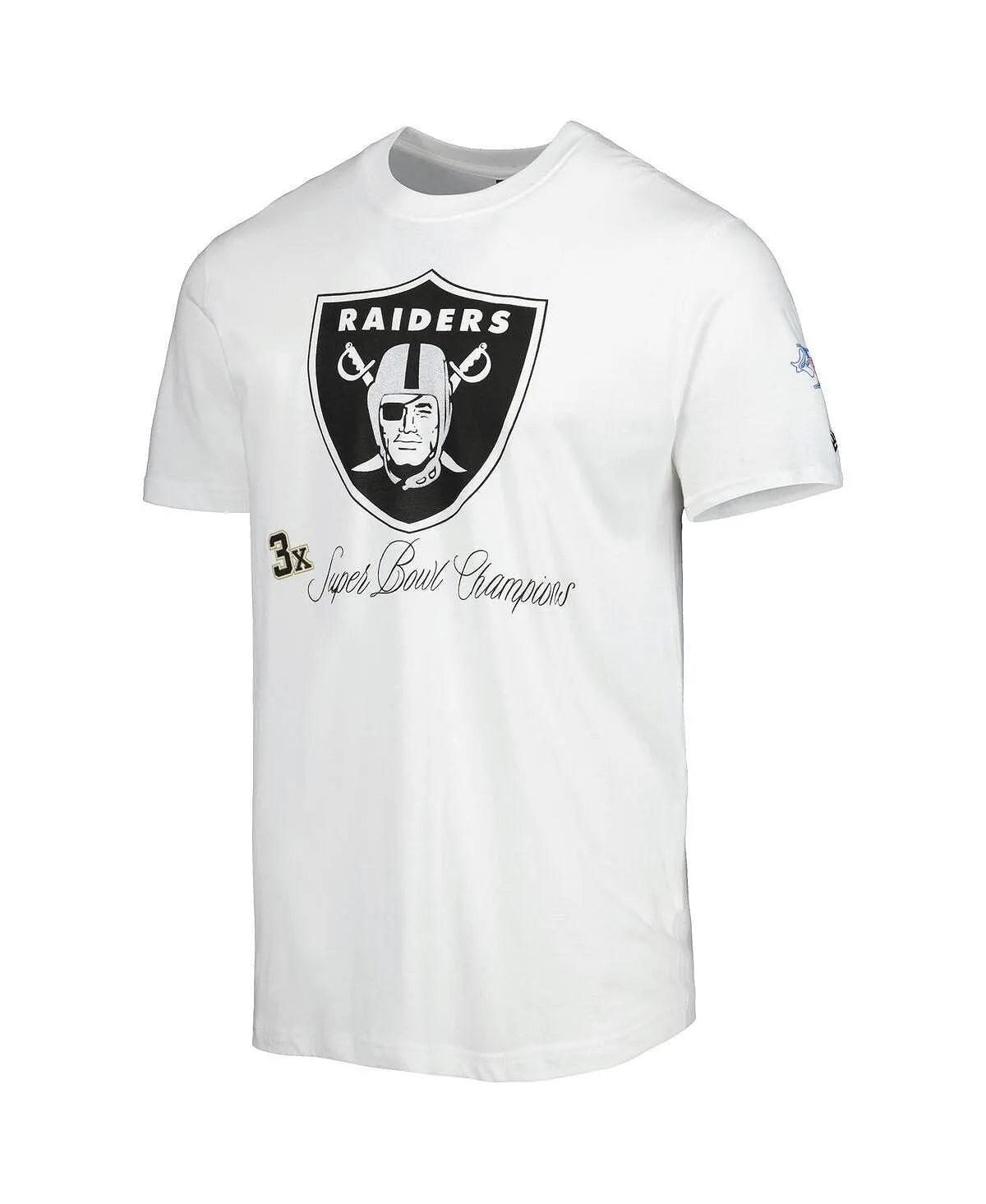 Las Vegas Raiders Historic Champs New Era Men's White T-Shirt