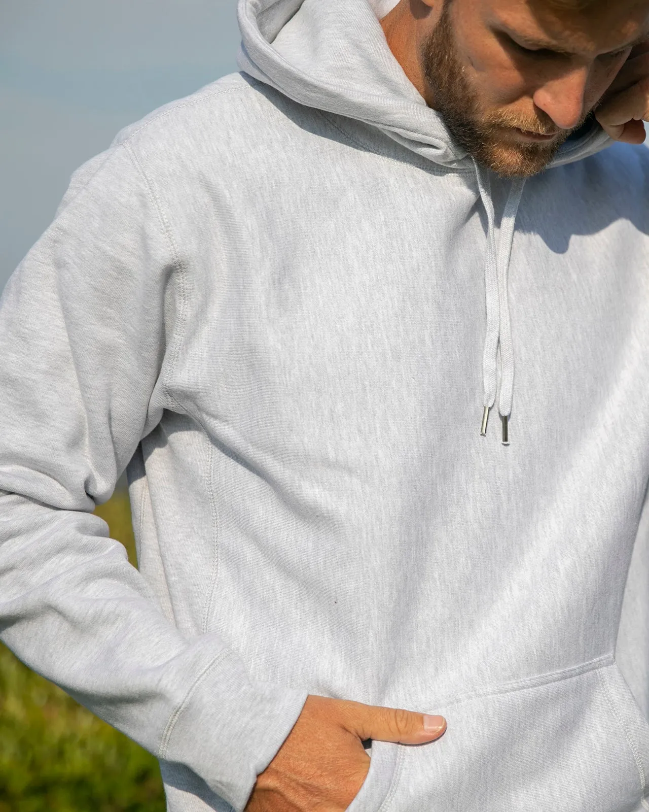 Legend - Men's Premium 450gm Heavyweight Cross-Grain Hoodie