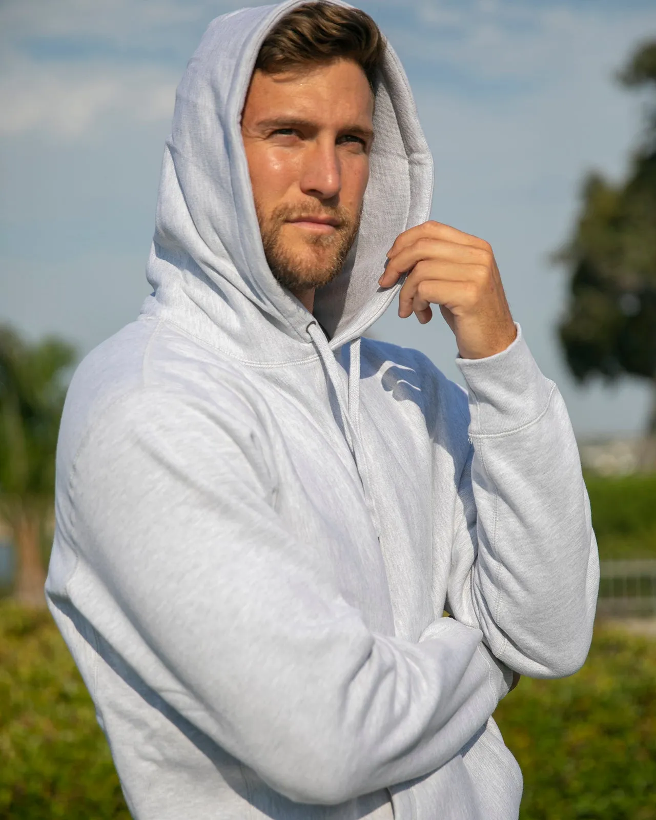 Legend - Men's Premium 450gm Heavyweight Cross-Grain Hoodie