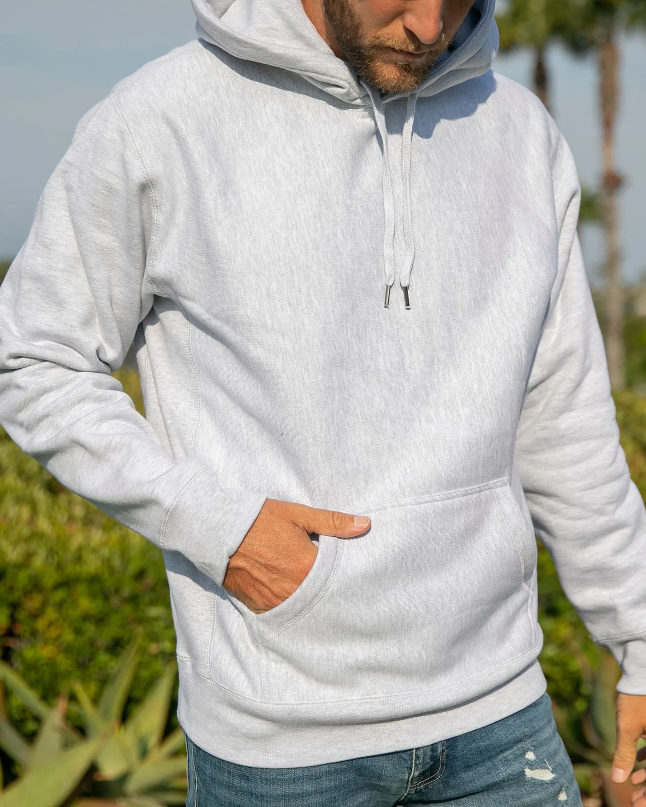 Legend - Men's Premium 450gm Heavyweight Cross-Grain Hoodie