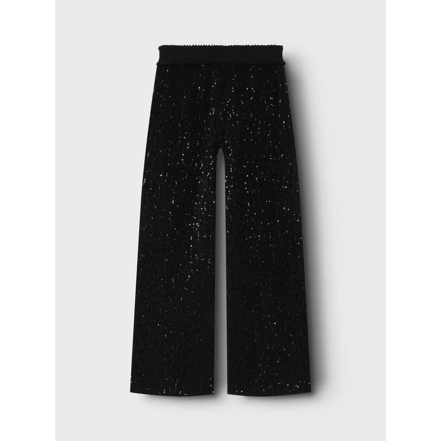 Name It Black Runic Sequin Wide Pants