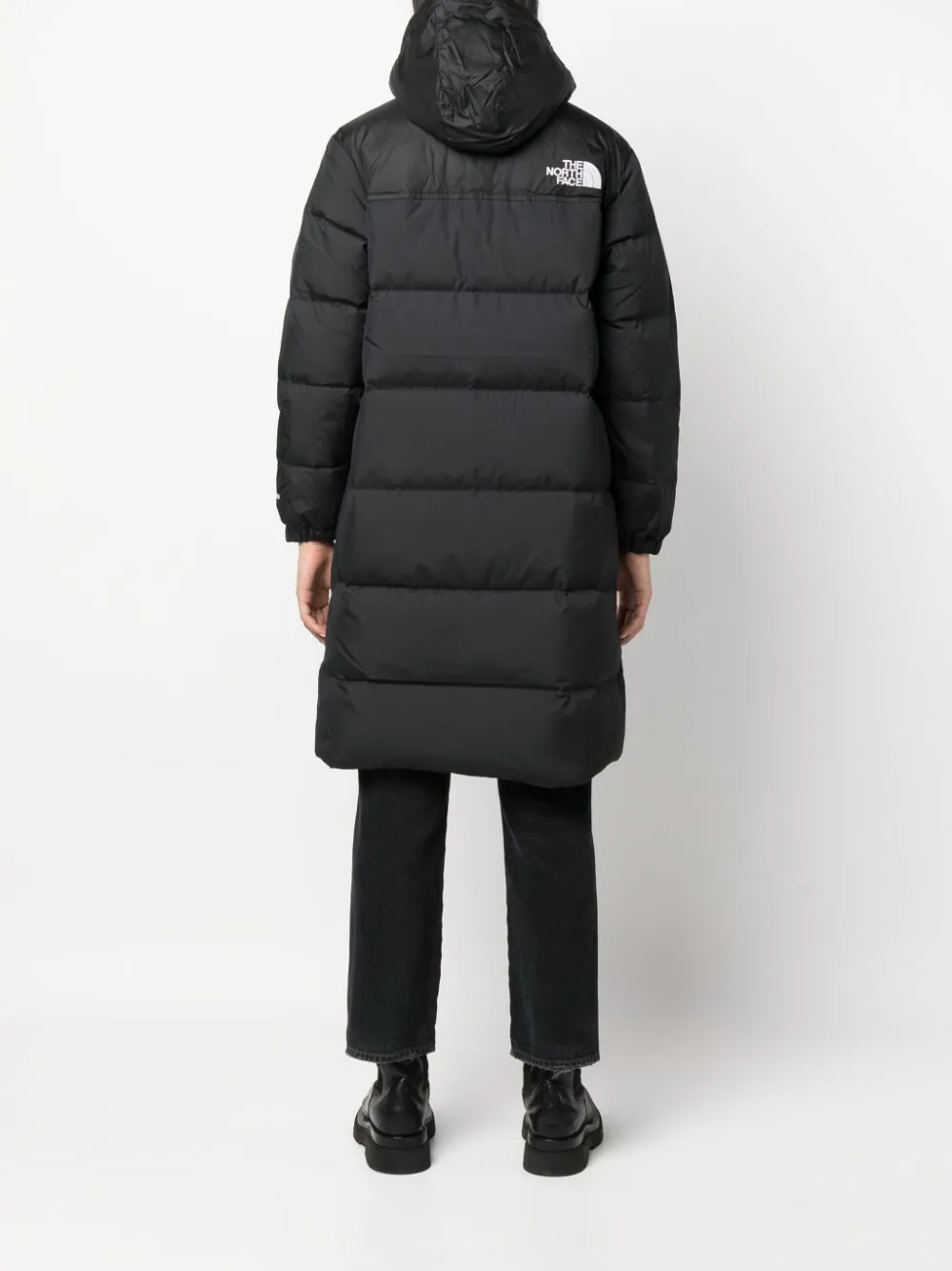 Nuptse hooded puffer coat