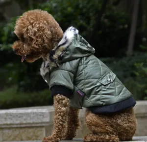 Pet clothes dog Jumpsuit autumn and winter coat pet dog clothing Dog Jacket