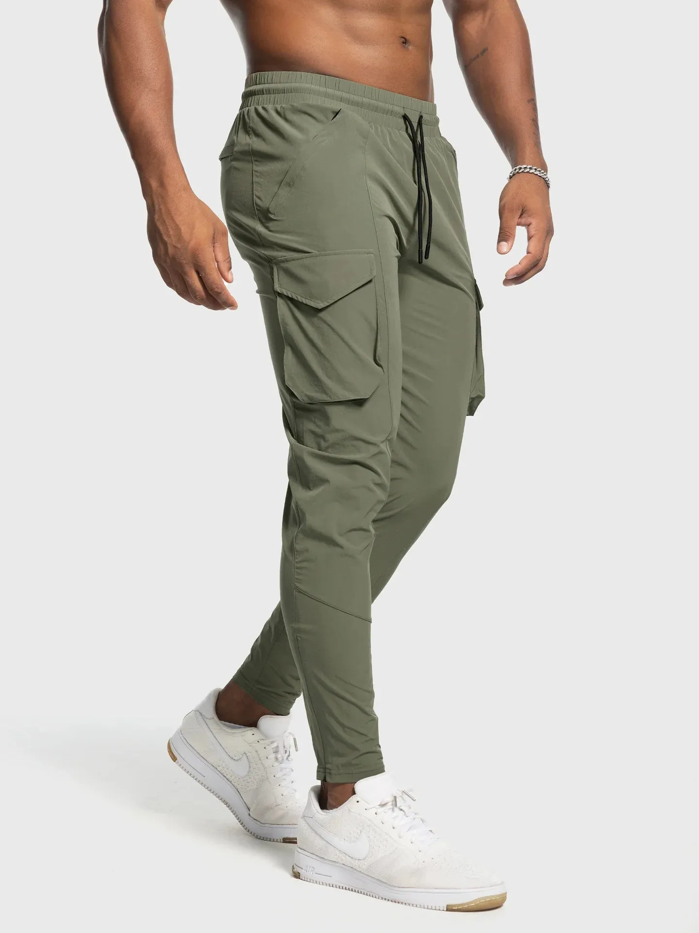 Quick Dry Gym Cargo Zip Tech Jogger