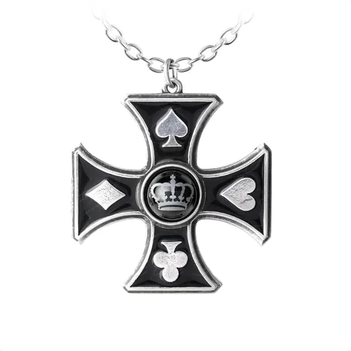 Sharp's Cross Pendant Necklace by Alchemy Gothic