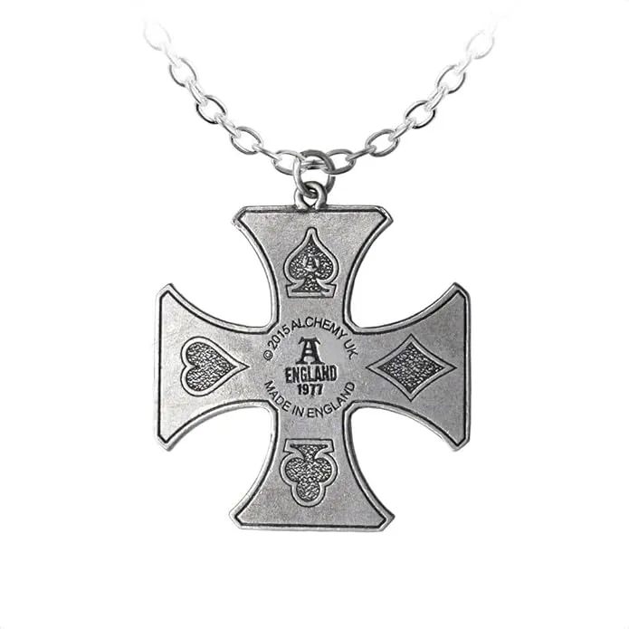 Sharp's Cross Pendant Necklace by Alchemy Gothic