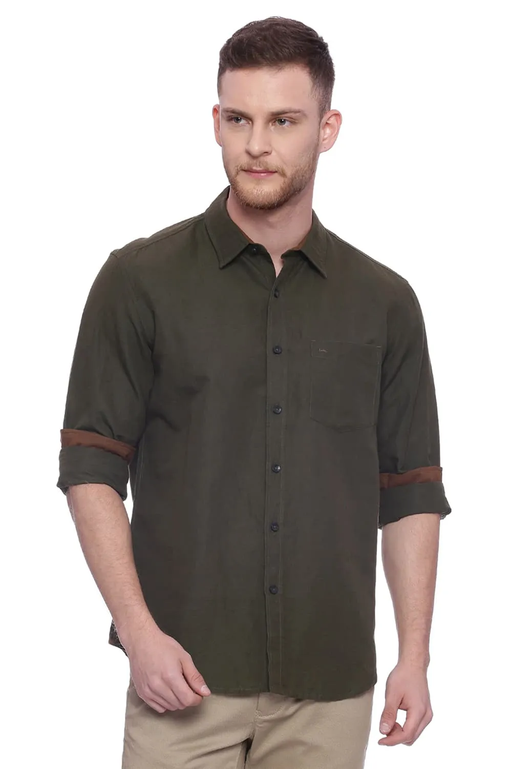 Slim Fit Cotton Linen Shirt