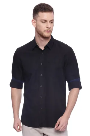 Slim Fit Cotton Linen Shirt