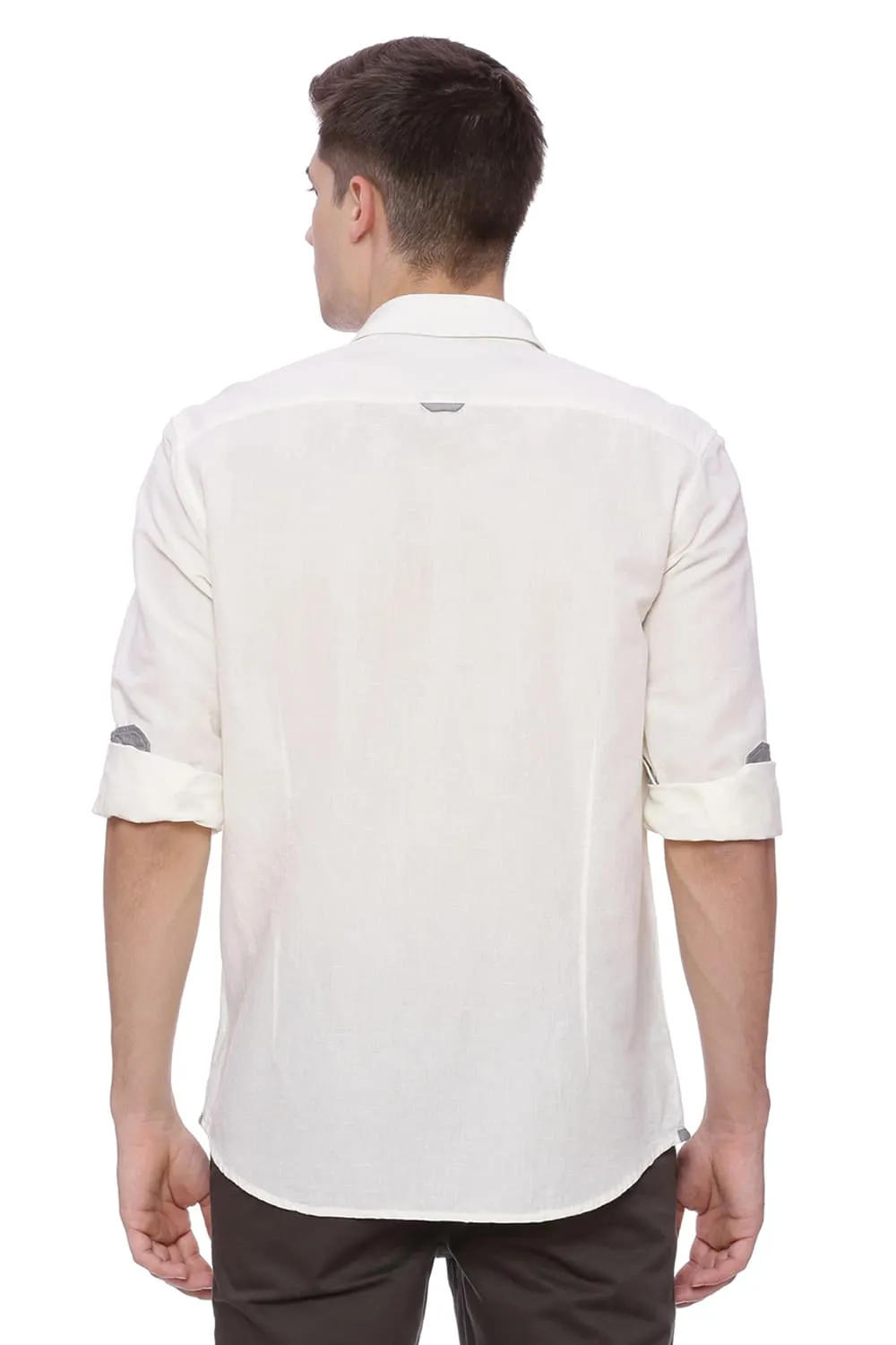 Slim Fit Cotton Linen Shirt