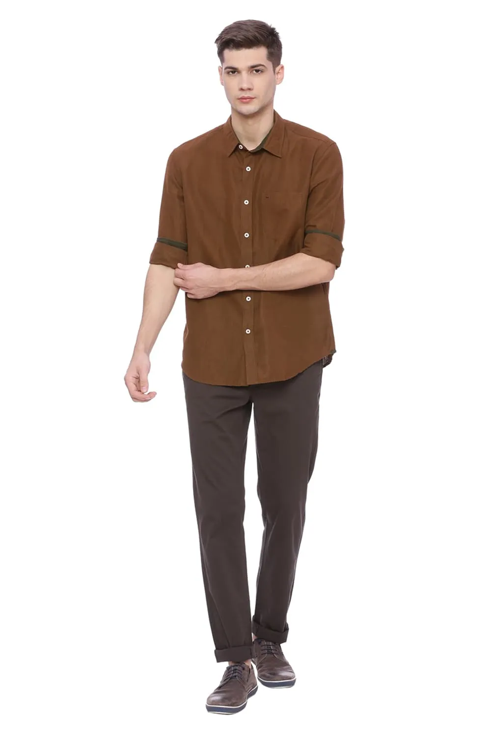 Slim Fit Cotton Linen Shirt