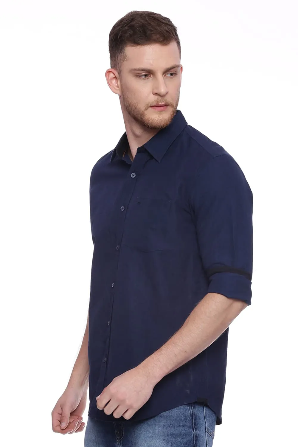 Slim Fit Cotton Linen Shirt