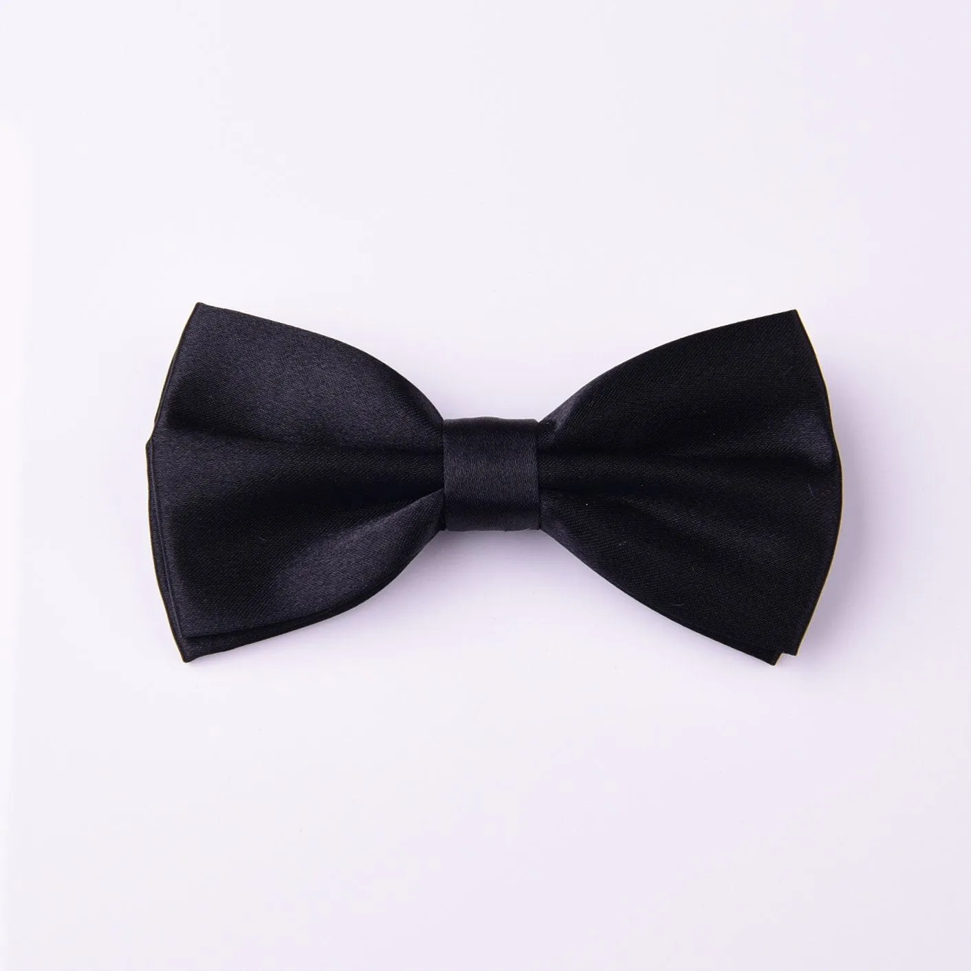 Solid Black Formal Tuxedo Wedding Fashion Bow Tie Australia