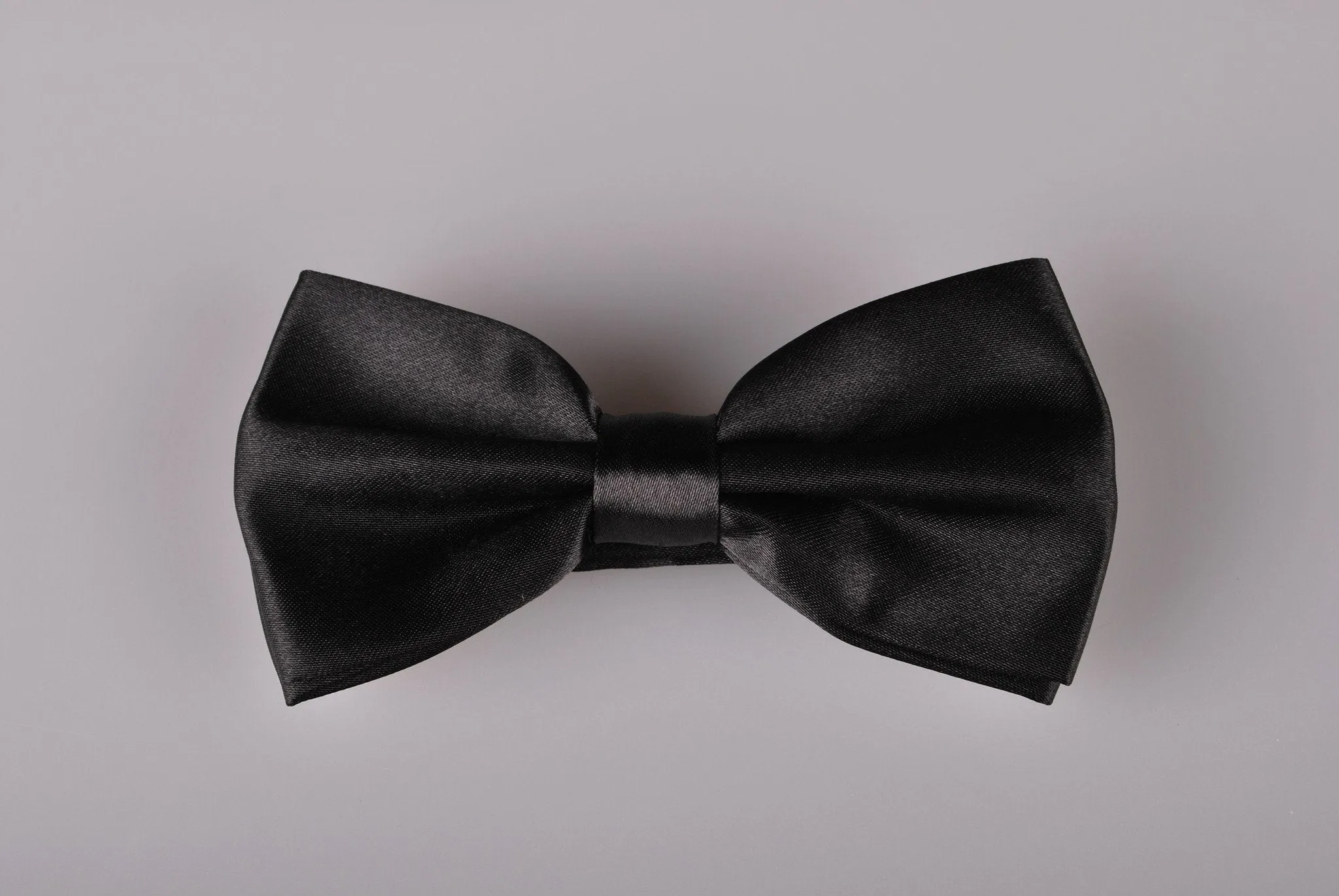 Solid Black Formal Tuxedo Wedding Fashion Bow Tie Australia