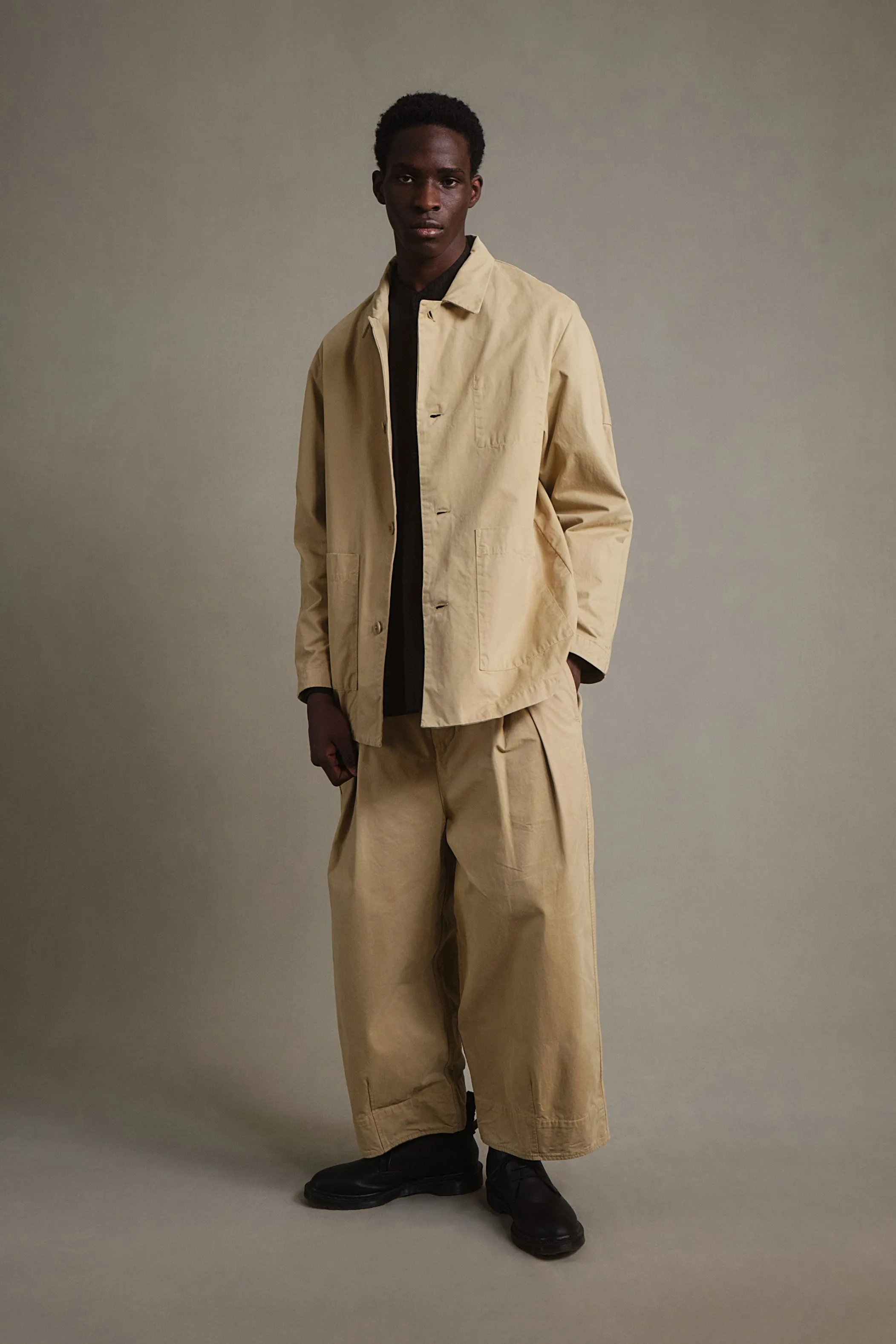 THE MECHANIC JACKET / WORK TWILL SAND