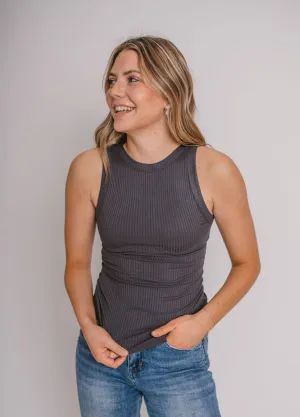 The Solid Ribbed Tank Tops