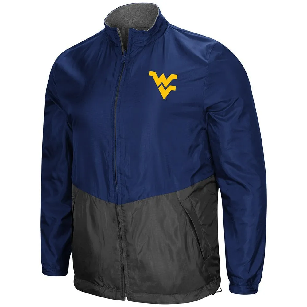 West Virginia Mountaineers "Halfback" Reversible Polar Fleece/Rain Jacket